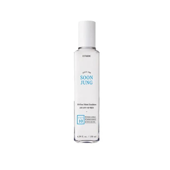 Etude House Soon Jung, 10 free emulsion, sensitive skin moisturizer, Korean emulsion, hydrating emulsion, soothing moisturizer - Makeup Stash Pakistan