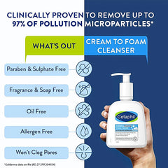Cetaphil - Hydrating Foaming Cream Cleanser - 236ml - Makeup Stash Pakistan