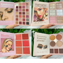 Mocallure Make UP Book Palette 4 in 1 - Makeup Stash Paksitanin 