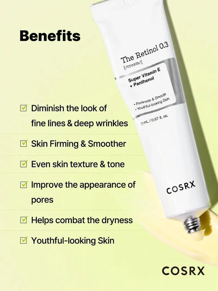 Advanced Retinol, Anti Aging Cream, Wrinkle Repair, Firming Cream, Vitamin E Skincare, Panthenol Cream, Korean Skincare, Night Treatment, Skin Texture Repair- Makeup Stash Pakistan
