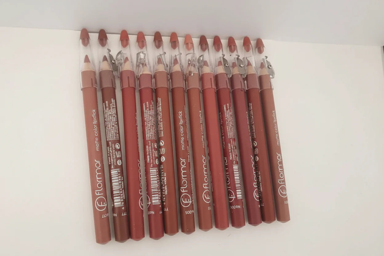 Long Lasting  , Waterproof , Velvet Finish ,  Lip Crayon Set , Makeupstashpk