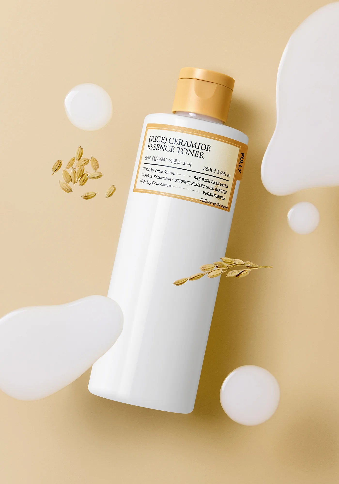 FUlly - Rice Ceramide Essence Toner 250ml - Makeup Stash Pakistan