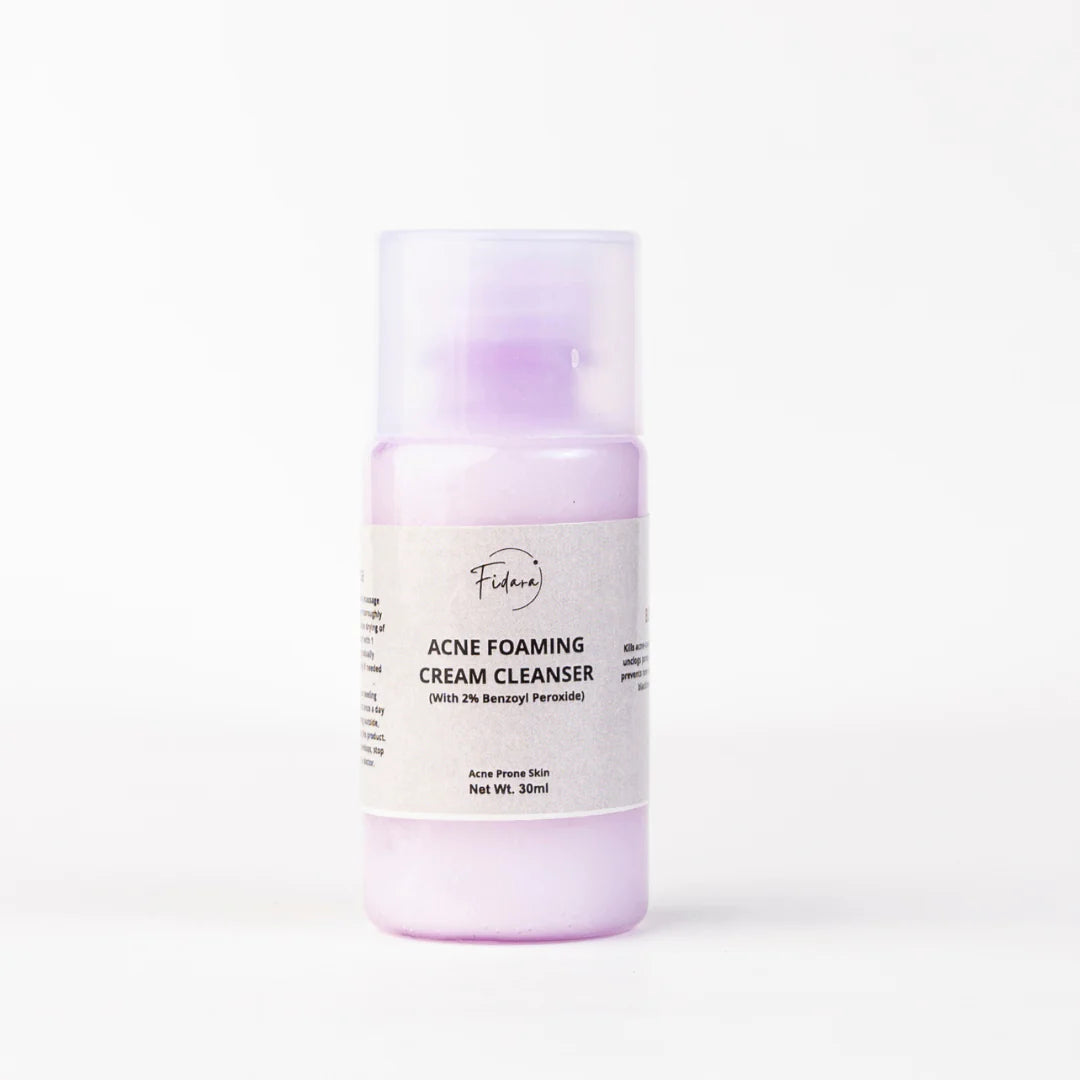 Fidara Beauty Acne Foaming Cream Cleanser 30 ML - Makeup Stash Pakistan