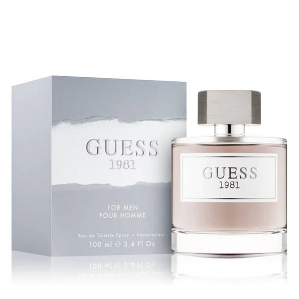 GUESS 1981 MEN EDT 100ML - Makeup Stash Pakistan