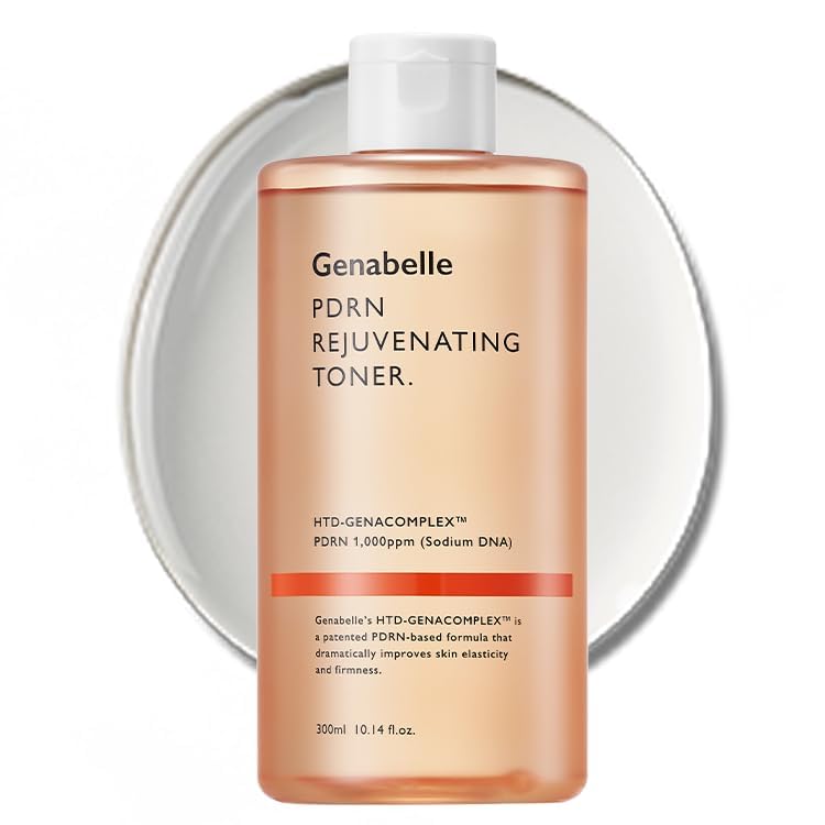 Genabelle toner, PDRN toner, hydrating facial toner, skin repair toner, Korean toner 300ml, glow toner, anti aging toner, K-beauty toner, moisturizing toner, skin barrier toner,Makeupstashpk