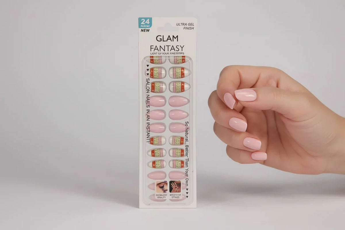 Salon Quality ,  Artificial  , Nail Set , Press on nails , Fashion nails , Makeupstashpk
