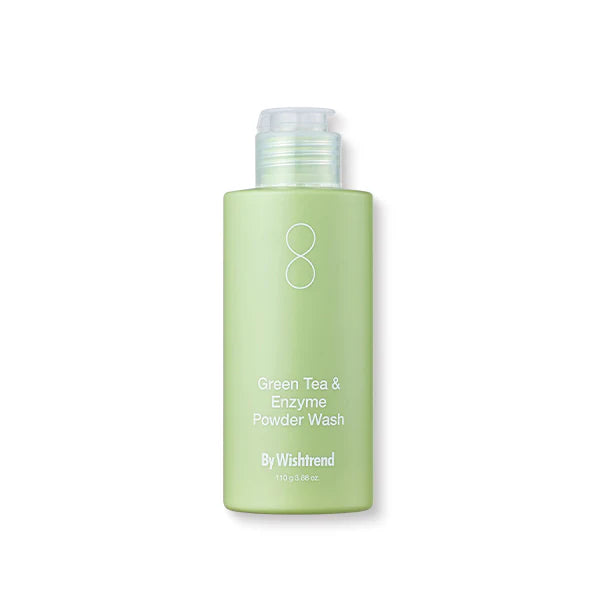 By Wishtrend Green Tea & Enzyme Powder Wash 110g - Makeup Stash Pakistan