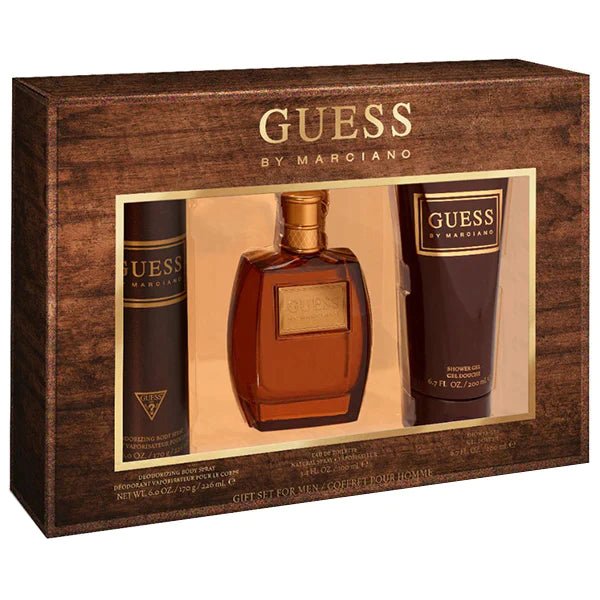 Guess Marciano Men Edt 3S Set (100Ml+226Ml Deo+200Ml Sg) - Makeup Stash Pakistan