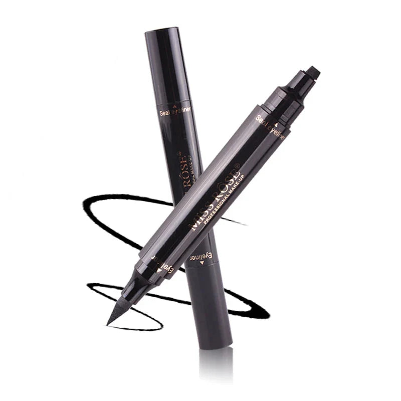  Cat Eye , Stamp Pen, Wing Stamp , Eyeliner Pen , Deep Black Pigment , Beginner-Friendly , Makeupstashpk