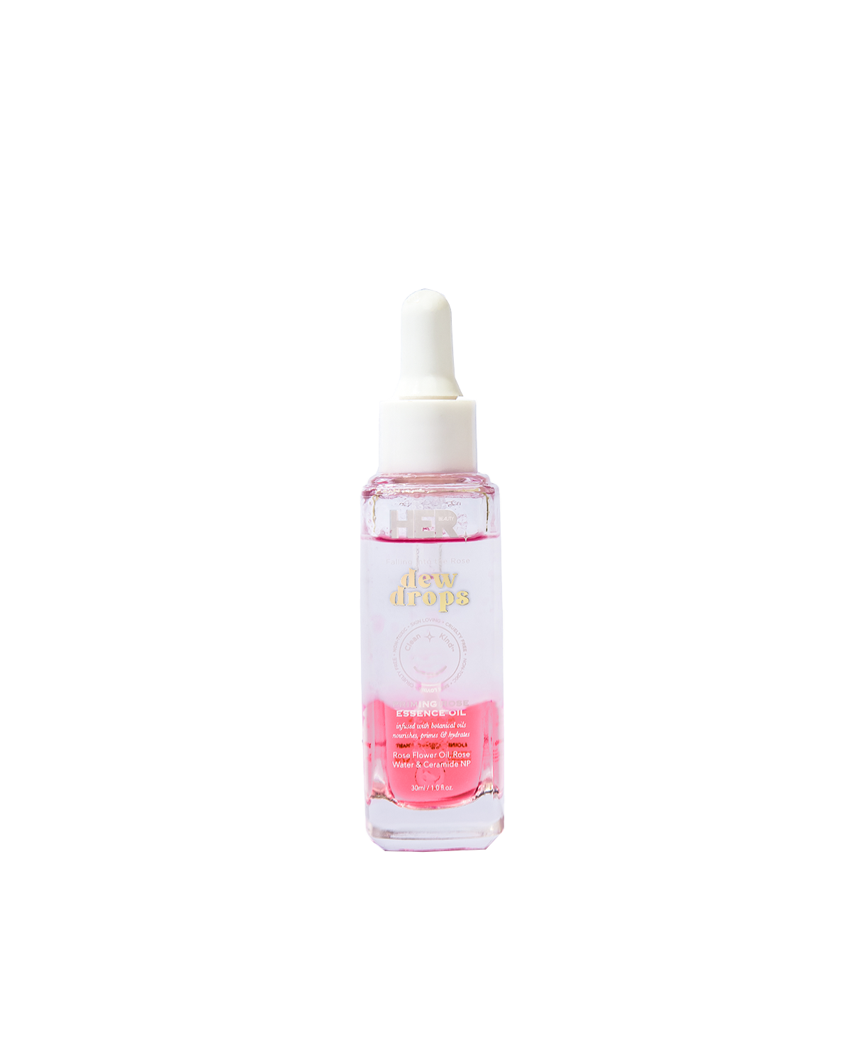 Her Beauty Dew Drops Priming Rose Essence Oil - Makeup Stash Pakistan