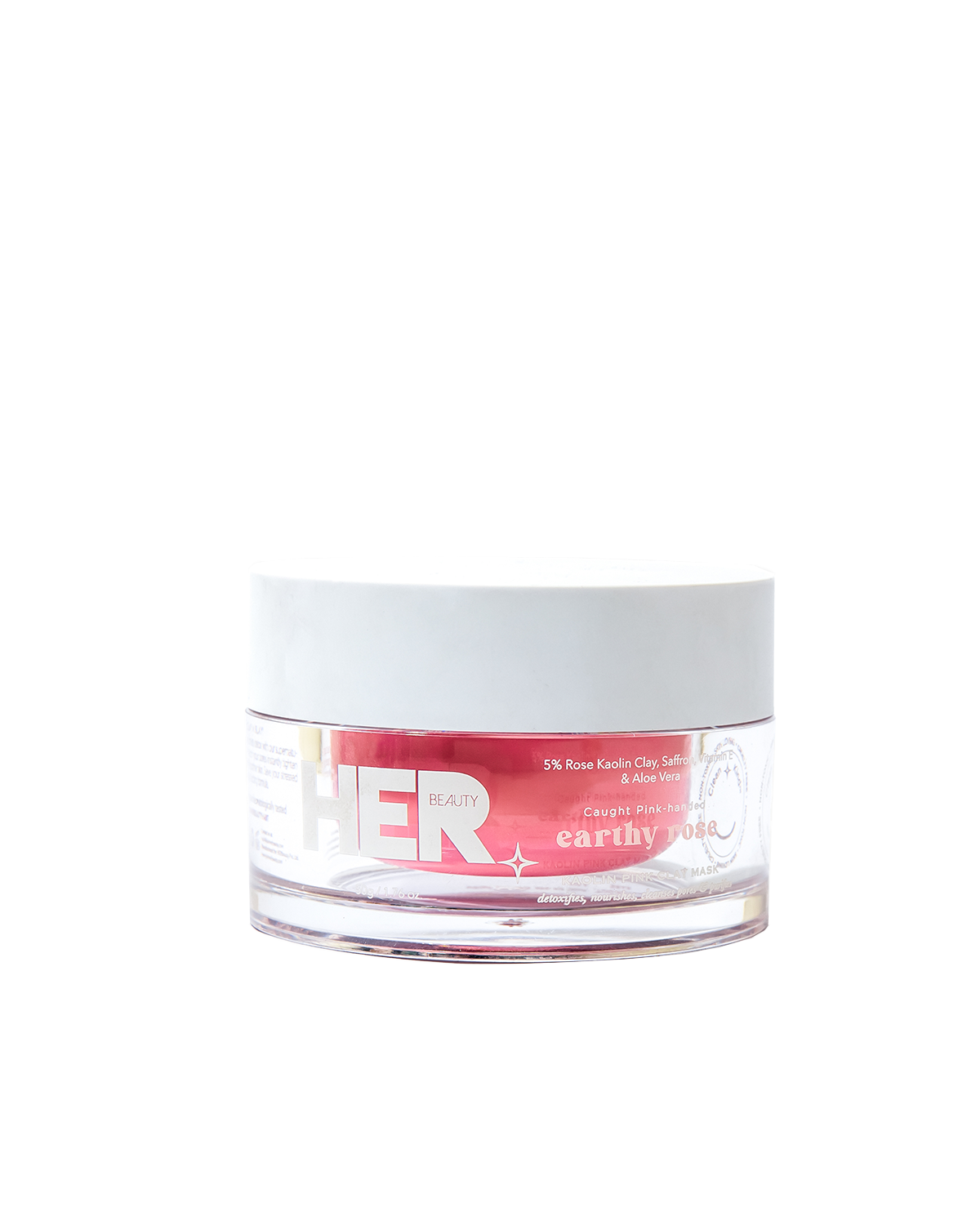 Her Beauty Earthy Rose Kaolin Pink Clay Mask - Makeup Stash Pakistan