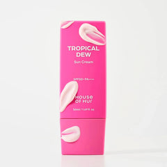 tropical dew sun cream, house of hur tropical dew sun cream, korean sunscreen, spf50 sunscreen, pa++++ sunscreen, hydrating sunscreen, dewy sunscreen, daily sunscreen, facial sunscreen, sunscreen for sensitive skin, lightweight sunscreen, korean skincare, uv protection cream, no white cast sunscreen, glow sunscreen, moisturizing sunscreen, k beauty sunscreen - Makeupstashpk