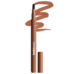huda beauty lip contour stain, toasty brown lip stain, nude brown lip color, transfer proof lip stain, matte lip stain, long lasting lip contour, huda beauty makeup, nude lip liner stain, waterproof lip stain, brown nude lips, smudge proof lip product, Makeupstashpk