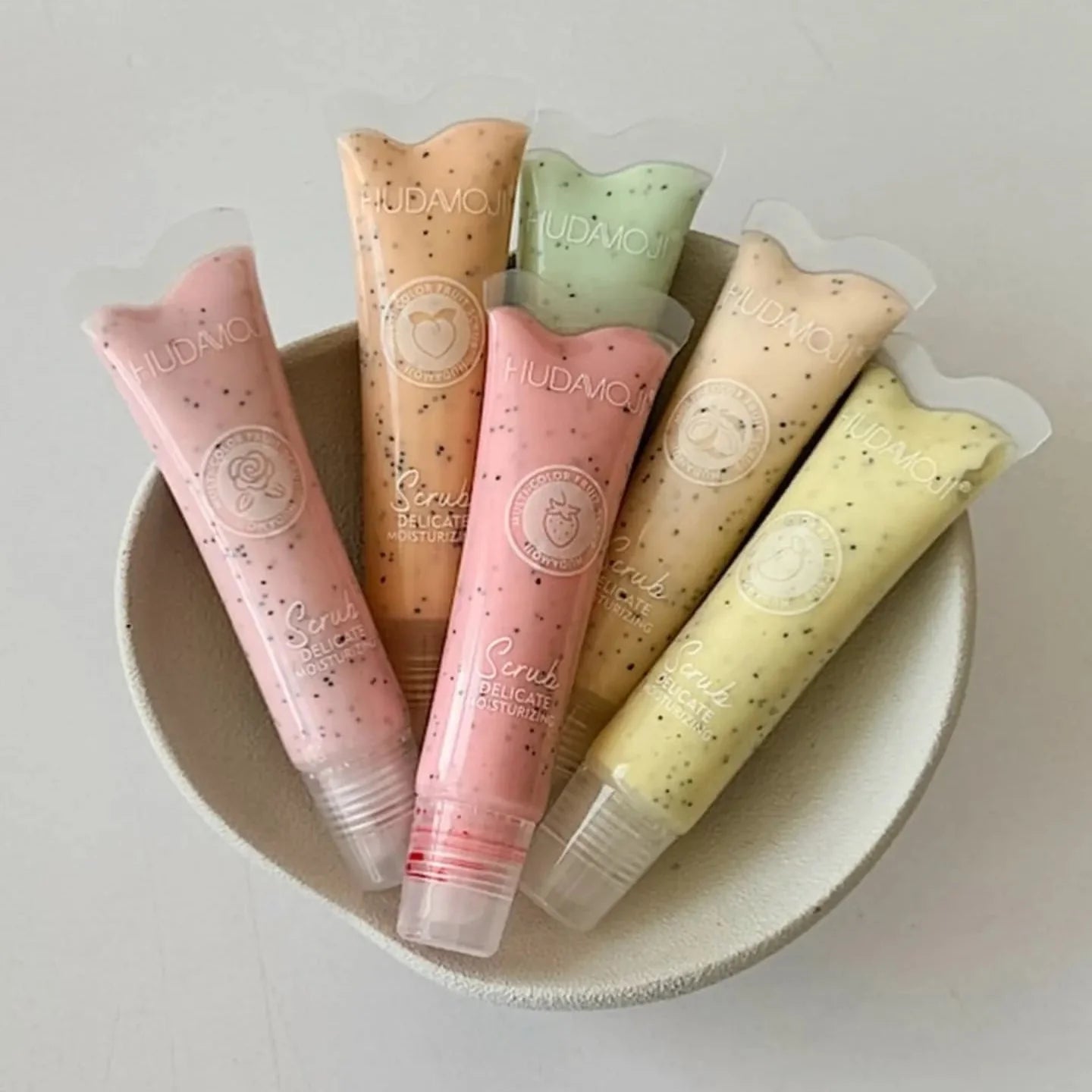 Hudamoji Fruit Lip Scrub - Makeup Stash Pakistan