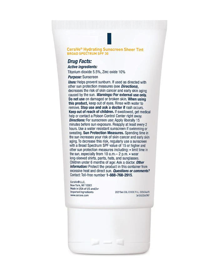 cerave mineral sunscreen, spf 30 sunscreen Pakistan, tinted sunscreen, face sunscreen tinted, hydrating sunscreen, mineral sunscreen face, zinc oxide sunscreen, niacinamide sunscreen, sheer tint sunscreen, fragrance free sunscreen - Makeupstashpk