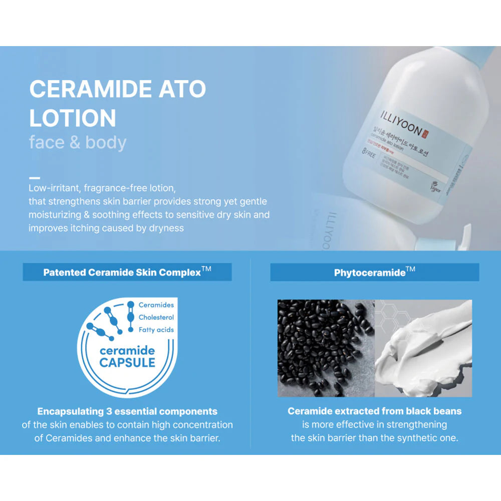 Illiyoon - Ceramide Ato Concentrate Lotion No.8 50ml - Makeup Stash Pakistan