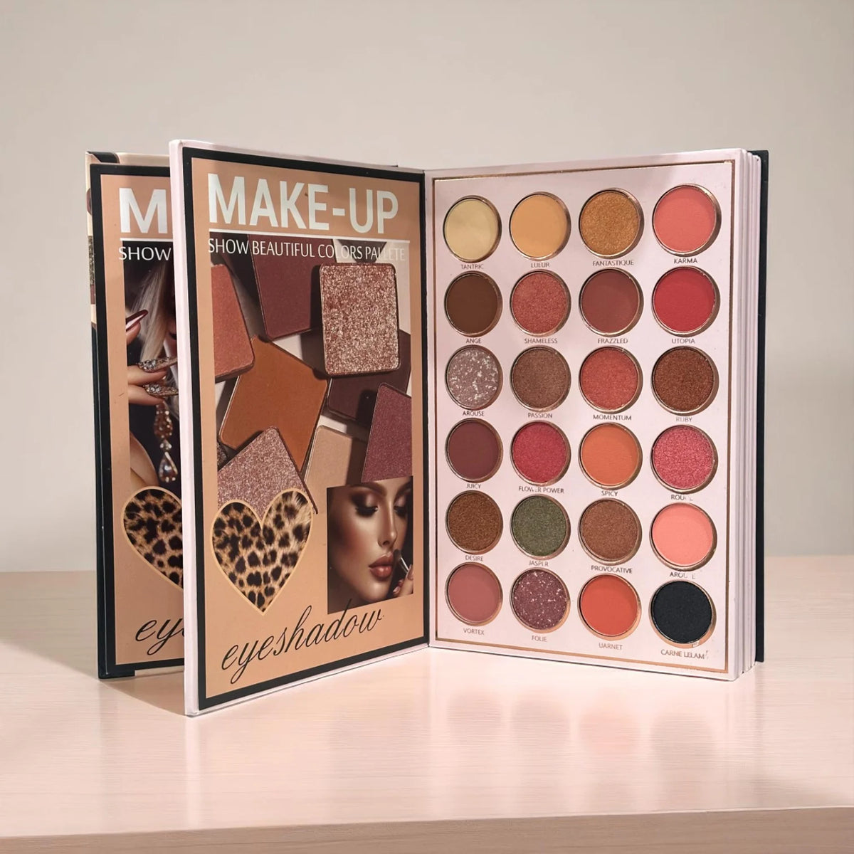 Makeup Palette, 6 in 1 Makeup Kit, Notebook Makeup Palette, All in One Makeup Kit, Travel Makeup Kit, Compact Makeup Set, Makeup Kit, Beginner Makeup Kit, Portable Beauty Kit, Multi Layer Makeup Palette - Makeup Stash Pakistan