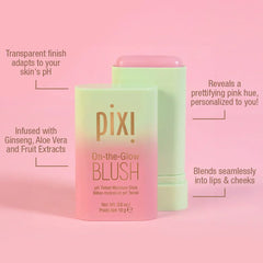 Pixi Blush Stick, Pixi Cheek Tone, Cream Blush Stick, Hydrating Blush, Dewy Blush, Glow Blush, Pixi Makeup, Cream Cheek Blush, Blush Stick, Natural Blush, Buildable Blush - Makeupstashpk