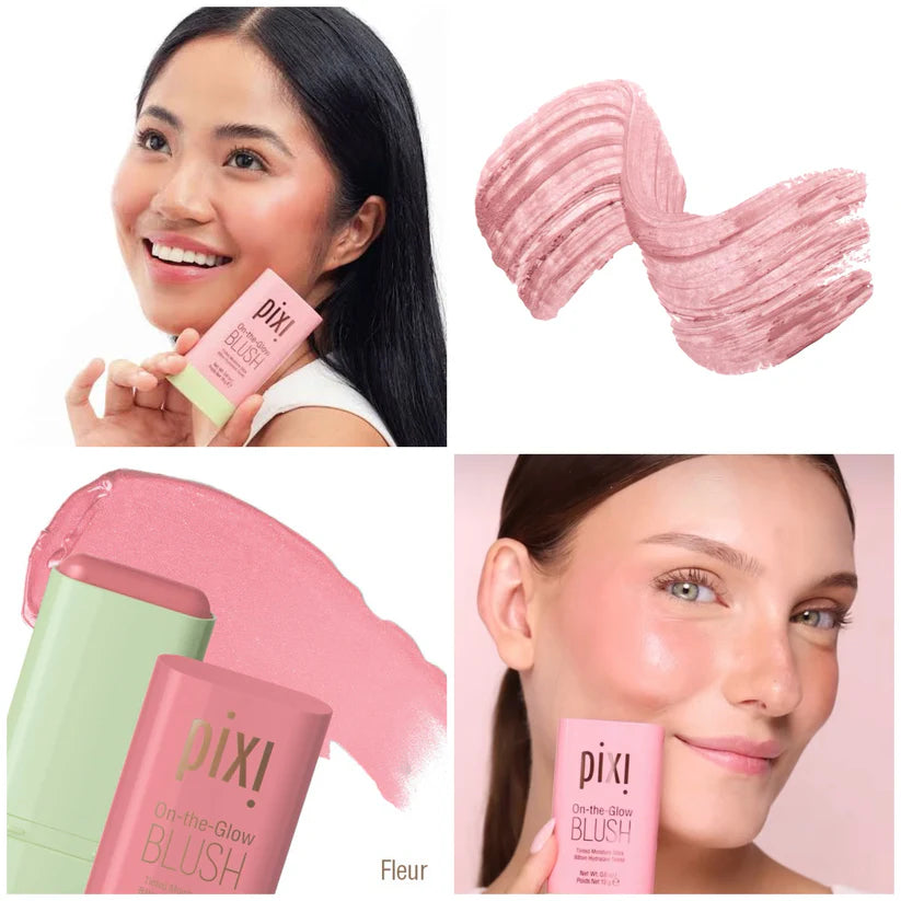 Pixi On-the-Glow Blush – Fleur | Hydrating Cream Blush Stick
