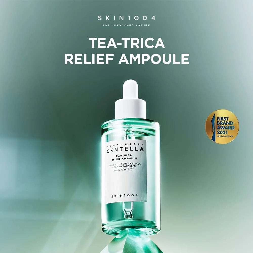 Skin1004 - Madagascar Centella Tea-Trica Relief Ampoule 100ml - Makeup Stash Pakistan