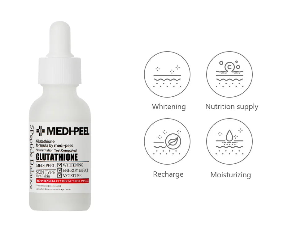 Glutathione Serum, Brightening Serum Korea, Skin Whitening Serum, Korean Skincare Ampoule, Dark Spot Corrector, Hyperpigmentation Treatment , Makeupstashpk