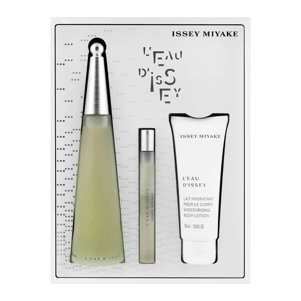 ISSEY MIYAKE WOMEN EDT 3S SET (100ML+10ML+50ML LOTION) - Makeup Stash Pakistan