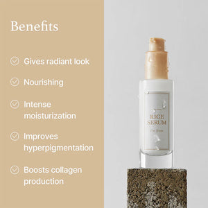 Rice Serum c,Brightening , Hydrating Korean Serum , Rice Extract , Glowing Skin - Makeup Stash Pakistan