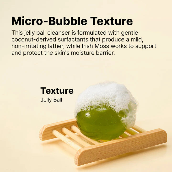 Cleansing Ball,Gentle Cleansing,Hydrating,Soothing,jelly-like facial cleanser,Makeupstash