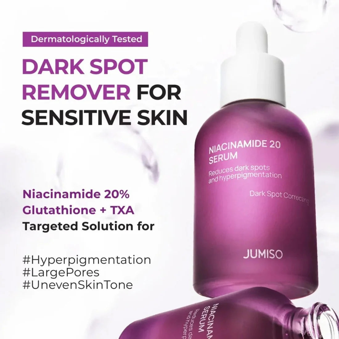 Niacinamide Serum, Dark Spot Corrector, Hyperpigmentation Serum, Brightening Serum, Korean Skincare, K Beauty, Acne Marks Treatment, Post Acne Serum, Uneven Skin Tone, Pore Minimizing Serum, Vitamin B3 Serum, Skin Brightening Serum, Face Serum Korea, Oil Control Serum, Glowing Skin Serum - Makeupstashpk