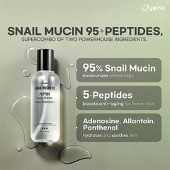 Jumiso - Snail Mucin 95+ Ppetide Facial Essence 140ml - Makeup Stash Pakistan