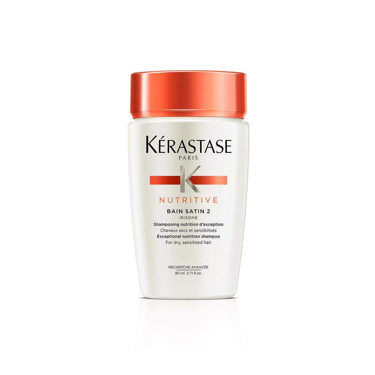 Kerastase Nutritive Bain Satin 2 Shampoo, For Dry & Sensitised Hair 80ml - Makeup Stash Pakistan