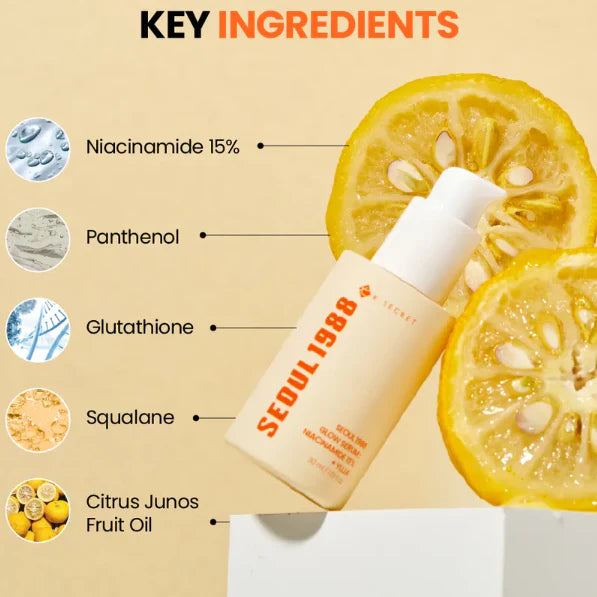 K-Secret - Seoul 1988 Capsule Serum: Niacinamide 5%+Yuja 30ml - Makeup Stash Pakistan