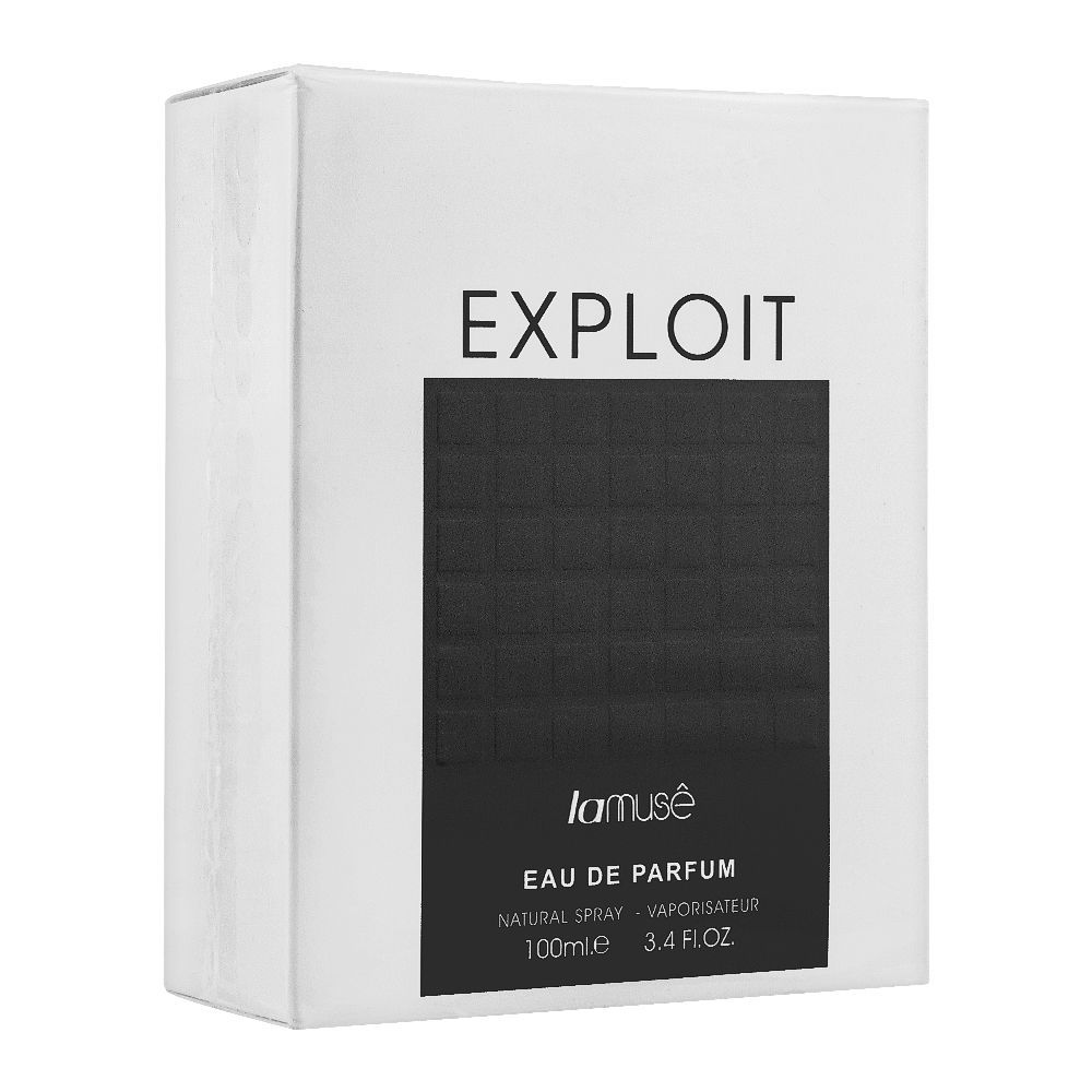 LAMUSE EXPLOIT MEN EDP 100ML - Makeup Stash Pakistan