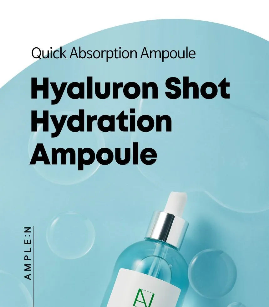 AMPLE:N,Hyaluronic Acid Serum, Plumping face serum, Dewy skin serum, Makeupstashpk
