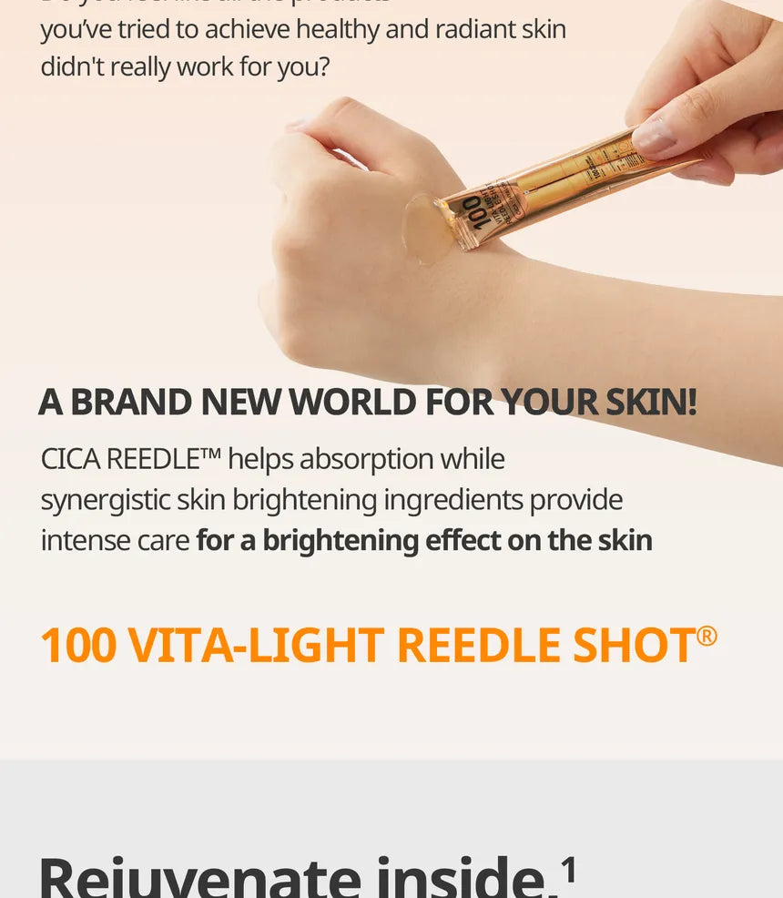 VT - Reedle Shot  Vita Light100 Stick 2ml (10ea)-Makeup Stash Pakistan