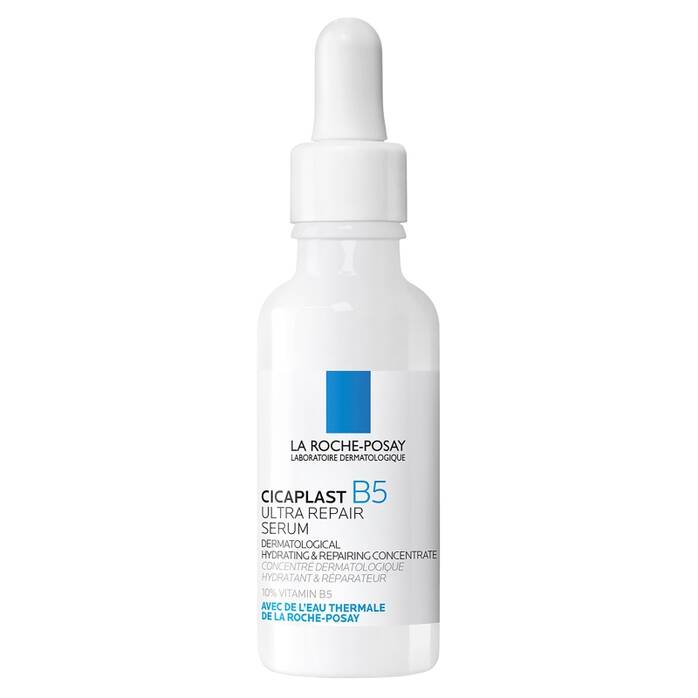 Cicaplast B5 serum, skin barrier repair serum, soothing face serum, hydrating serum for sensitive skin, panthenol serum, redness relief skincare, dermatologist skincare, French skincare, repair skin serum -Makeup Stash Pakistan