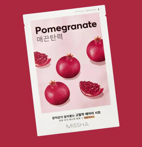 Missha - Airy Fit Pomegrante Mask Sheets 20ml - Makeup Stash Pakistan