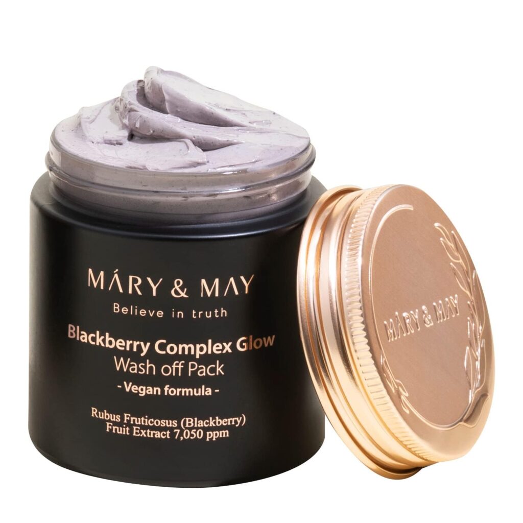 Mary & May - Black Berry Complex Glow Wash Off  Mask 30g - Makeup Stash Pakistan