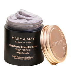 Mary & May - Black Berry Complex Glow Wash Off  Mask 30g - Makeup Stash Pakistan