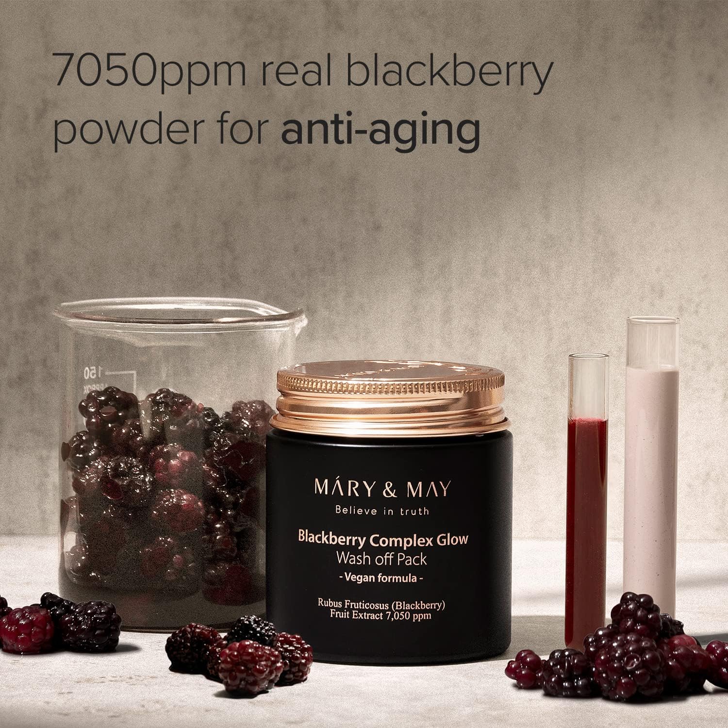 Mary & May - Black Berry Complex Glow Wash Off  Mask 30g - Makeup Stash Pakistan