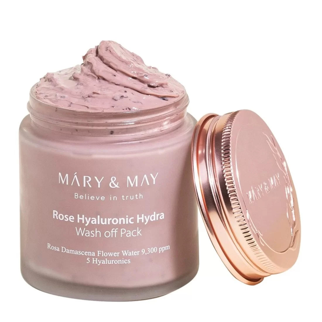 Mary & May - Rose Hyaluronic Hydra Wash Off  Mask 125g  - Makeup Stash Pakistan