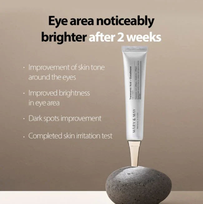 Mary & May - Tranexamic Acid+ Glutathion Eye Cream 30ml - Makeup Stash Pakistan