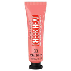 Maybelline Cheek Heat, Maybelline Coral Ember, Coral Ember Blush, Maybelline Gel Cream Blush, Gel Cream Blush, Dewy Blush, Water-Based Blush, Cream Blush, Sheer Blush, Buildable Blush, Coral Blush, Maybelline Makeup, Face Blush - Makeup Stash Pakistan