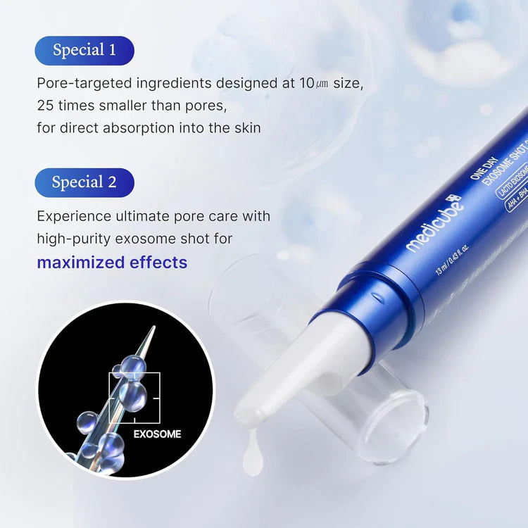 medicube serum, exosome serum, korean skincare serum, anti aging serum, hydrating serum, brightening serum, skin repair serum, medicube one day shot, Makeup Stash Pakistan