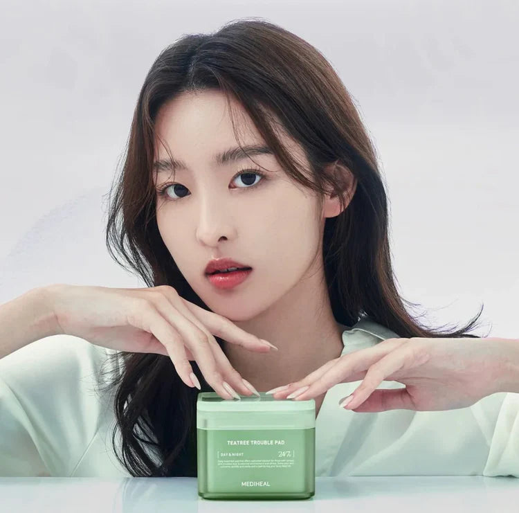 Tea Tree Pad, Acne Toner Pads, Tea Tree Skincare, Korean Skincare Pads, Acne Treatment Pads, Oily Skin Care, Pore Cleansing Pads, Soothing Toner Pads,Makepstashpk