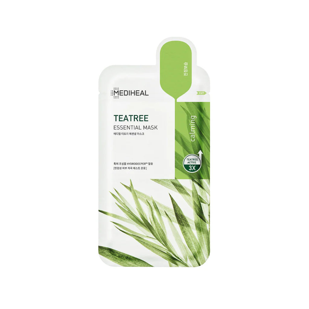 Acne Sheet Mask, Korean Skincare Mask, Tea Tree Face Mask, Oily Skin Treatment, Soothing Face Mask, Anti Acne Mask, Makeup Stash Pakistan