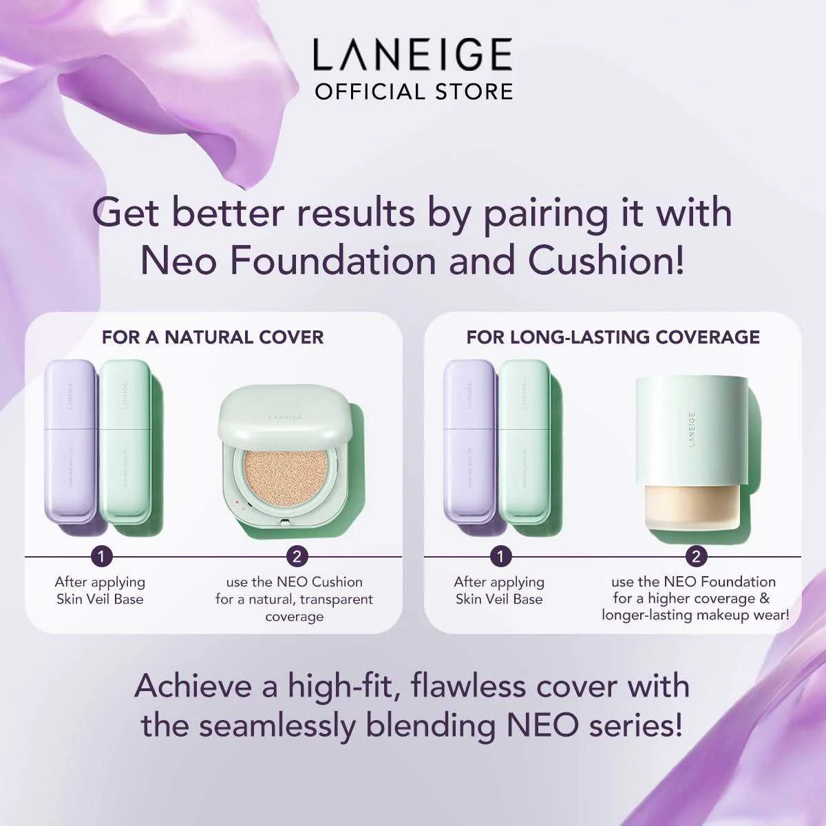 Laneige - Skin Veil Base-ex No.6 Mint Green SPF 28PA ++ 30ml - Makeup Stash Pakistan