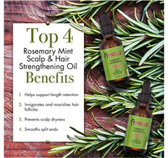 Mielle Rosemarry Mint Scalp & Hair Strengthening oil - Makeup Stash Pakistan