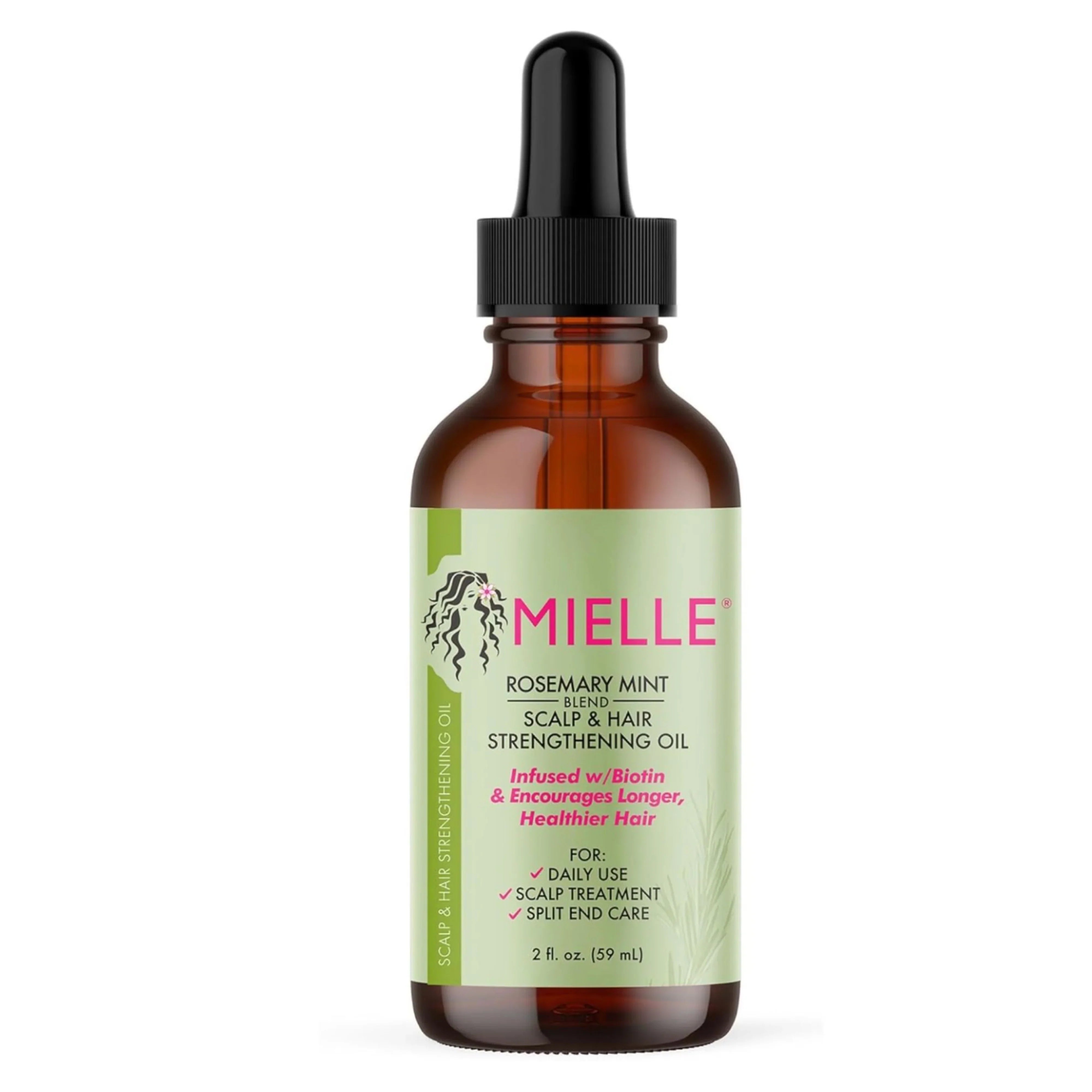 Mielle,Hair Oil,Strong Hairs,Rosemary Oil,Natural Essential Oils,Strengthening Oil,Makeupstashpk