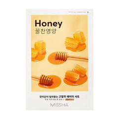Mask Sheet, Honey Infused Sheet Mask , Hydration, Brightening , Nourished Skin - Makeup Stash Pakistan